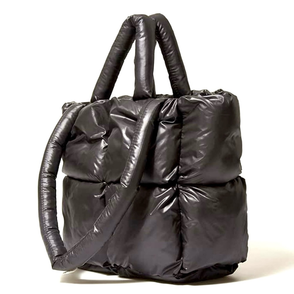 Black Puffer Tote - Picture 5 of 6